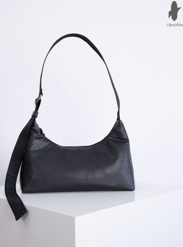 nuuwaï Handtaschen nuuwaï - Vegan Baguette Bag - MADDIE DEEP BLACK sustainable fashion ethical fashion