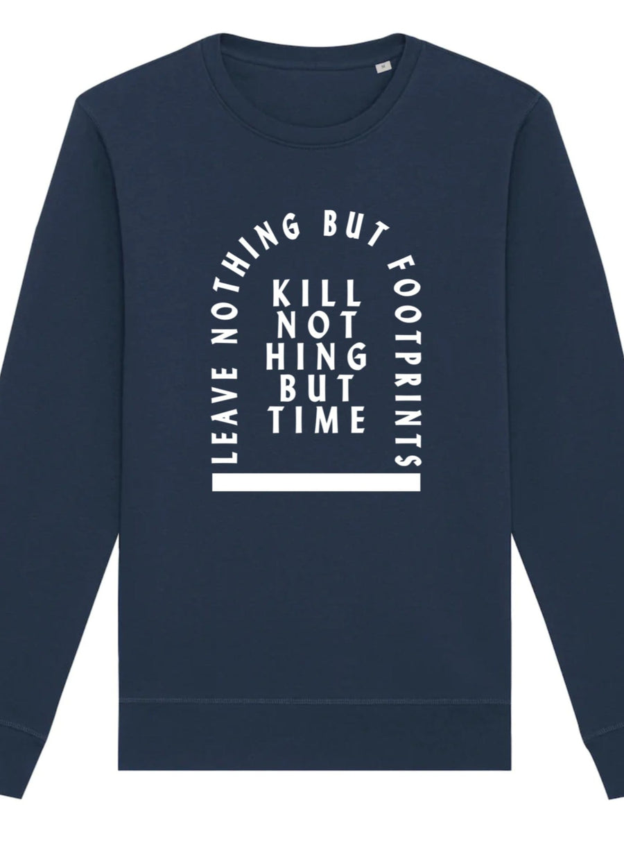OATMILKCLUB Premium Unisex Sweatshirt - DT Kill nothing but time - Organic Unisex Sweatshirt sustainable fashion ethical fashion