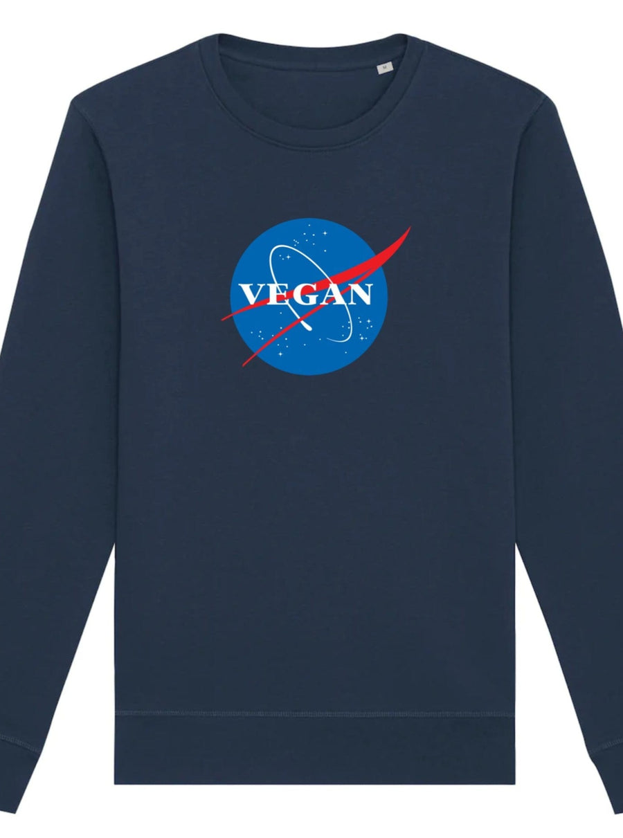 OATMILKCLUB Premium Unisex Sweatshirt - DT Vegan Nasa - Organic Unisex Sweatshirt sustainable fashion ethical fashion