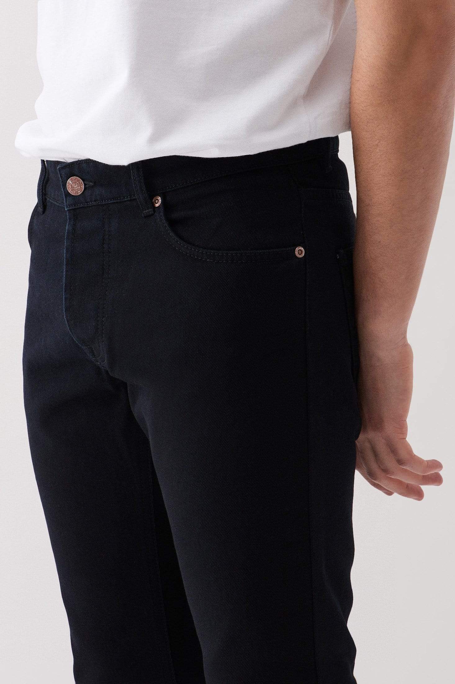 Par.co DENIM Narrow Cedar Black Narrow Jeans βιώσιμη μόδα ηθική μόδα