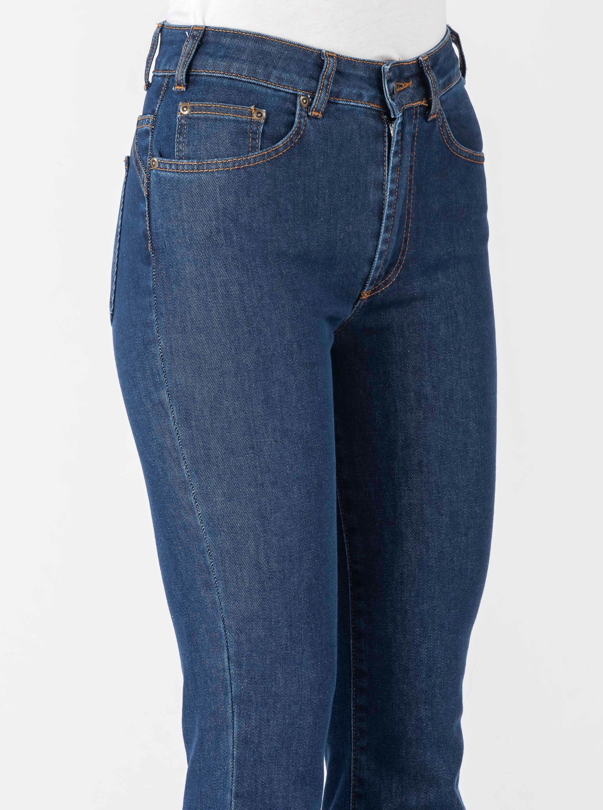 Par.co DENIM Woman Jeans Daisy Medium Boot cut Jeans bæredygtig mode etisk mode