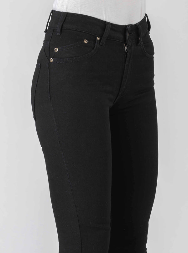 Par.co DENIM Woman Jeans Holly Black Slim Jeans βιώσιμη μόδα ηθική μόδα