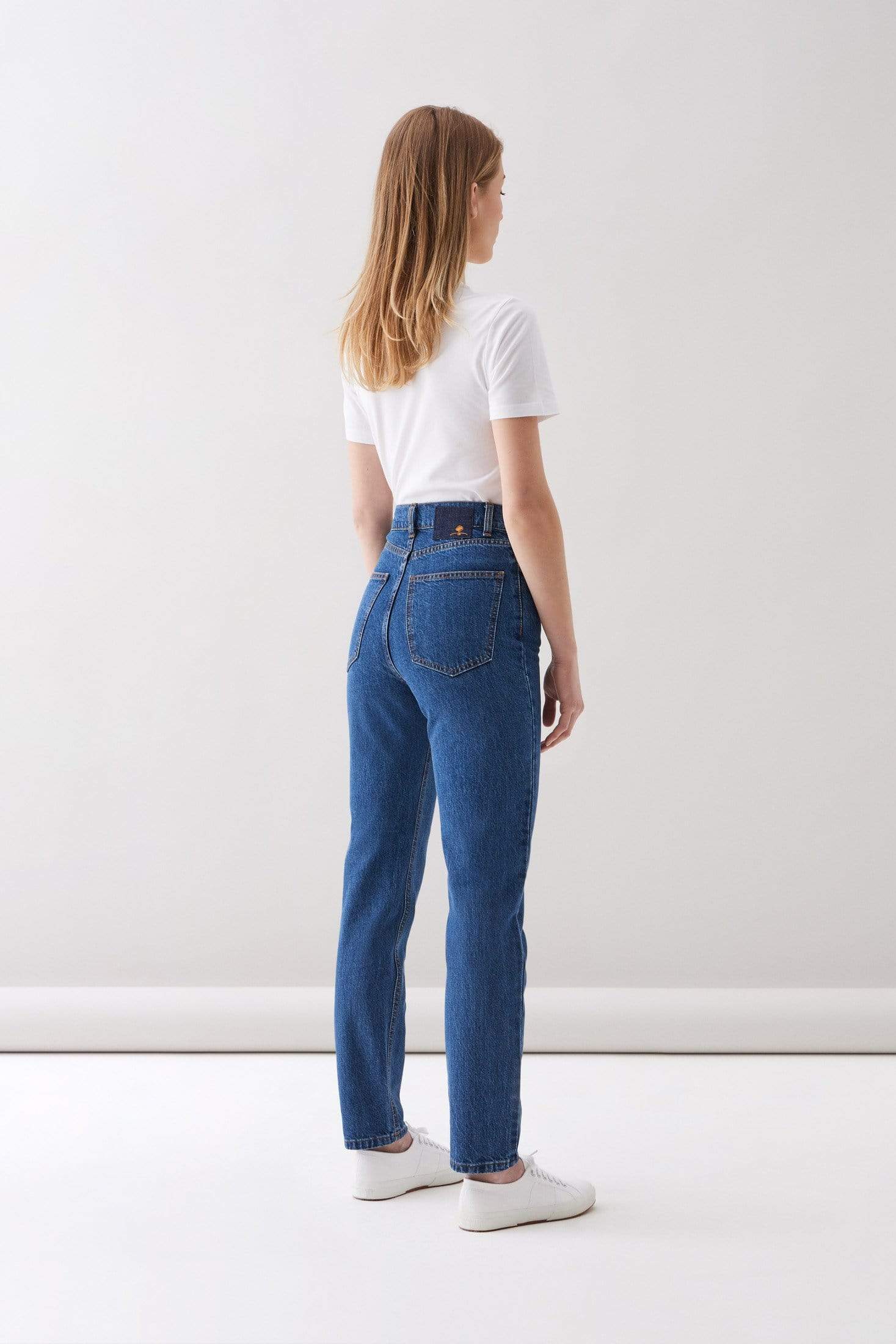 Par.co DENIM Γυναικεία τζιν Rose Medium Straight Jeans βιώσιμη μόδα ηθική μόδα