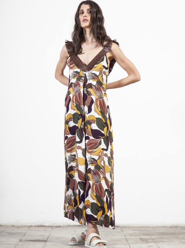 Souldaze Collection Kjoler Nala Dress Leafs bæredygtig mode etisk mode