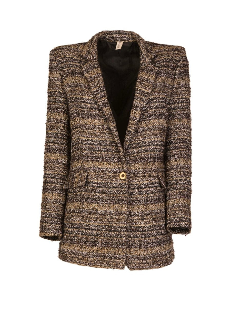 Souldaze Collection jakker & outwear Isabel Jacket Melange lurex bæredygtig mode etisk mode