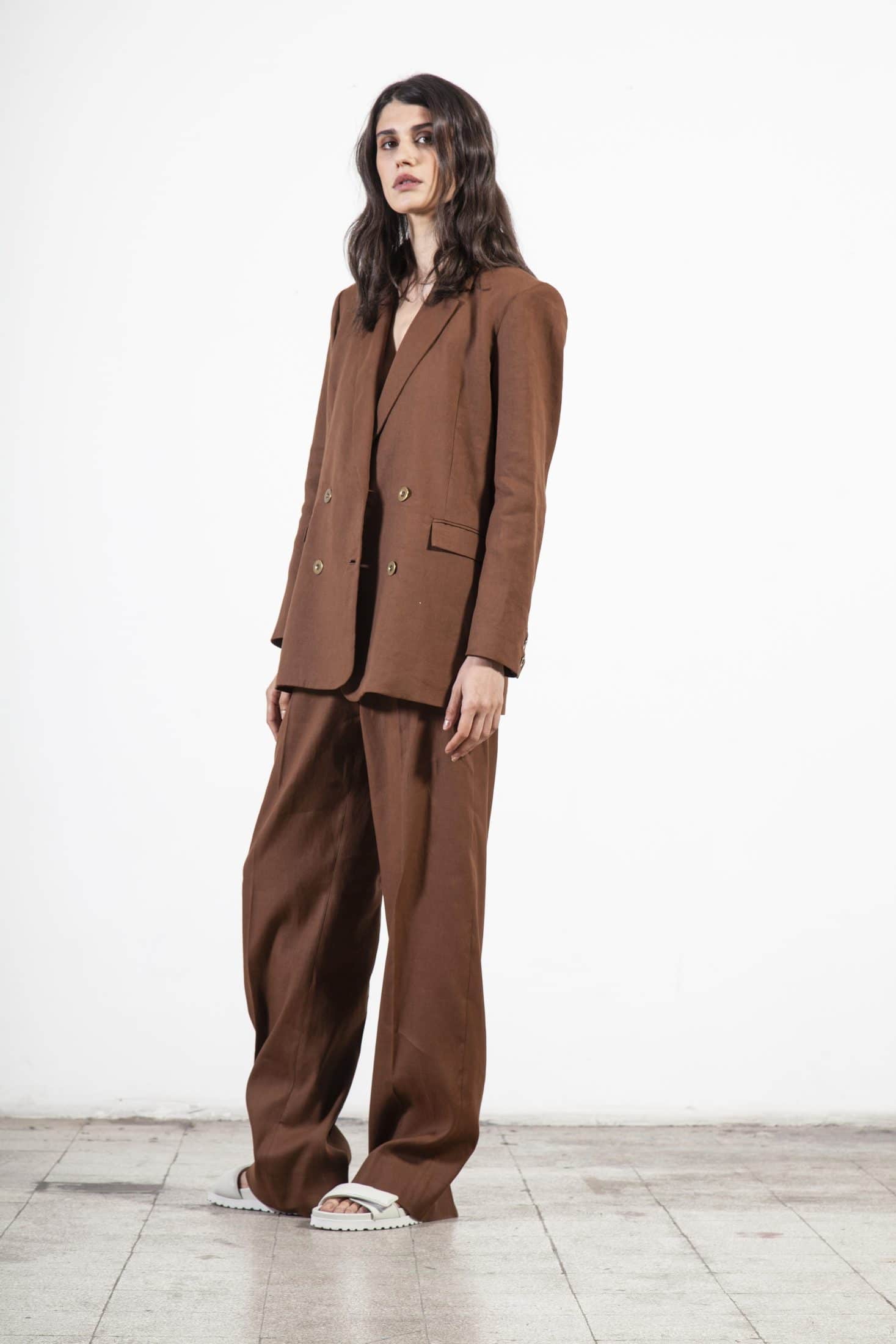 Jacken & Oberbekleidung aus der Souldaze-Kollektion Margot Jacket Brown nachhaltige Mode ethische Mode