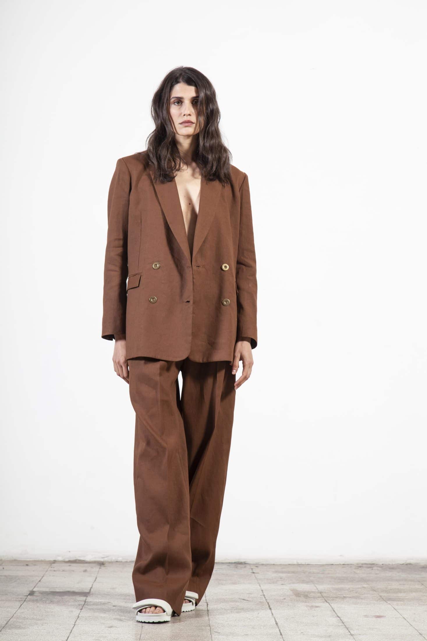 Jacken & Oberbekleidung aus der Souldaze-Kollektion Margot Jacket Brown nachhaltige Mode ethische Mode