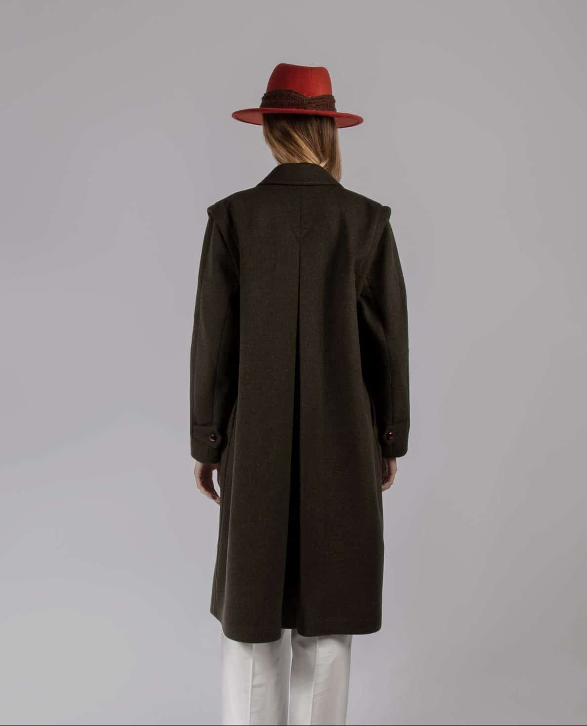 Souldaze Collection jakker & outwear Petra Loden Coat tobak bæredygtig mode etisk mode