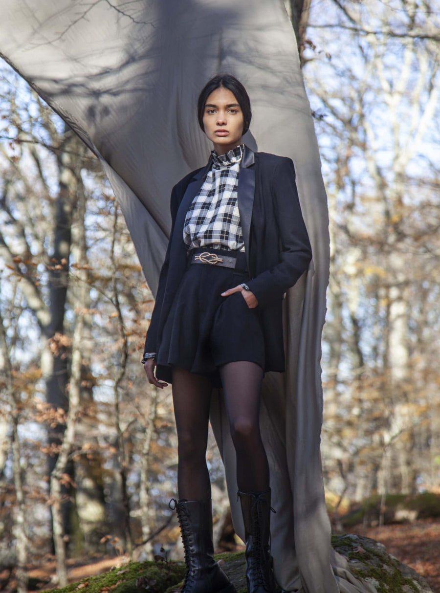 Souldaze Collection Hosen & Shorts Gilda Shorts Lurex nachhaltige Mode ethische Mode