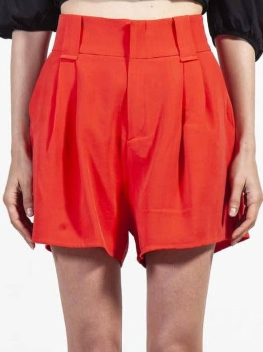 Souldaze Collection Bukser & shorts Gilda shorts rød bæredygtig mode etisk mode