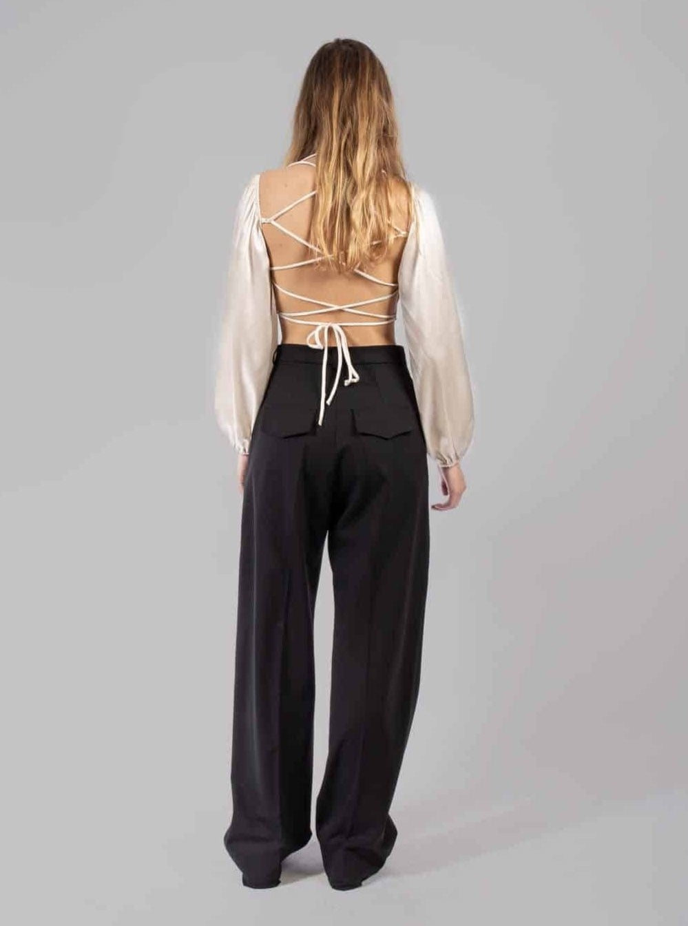 Souldaze Collection Pantalones y shorts Pantalones Isabel negro moda sostenible moda ética