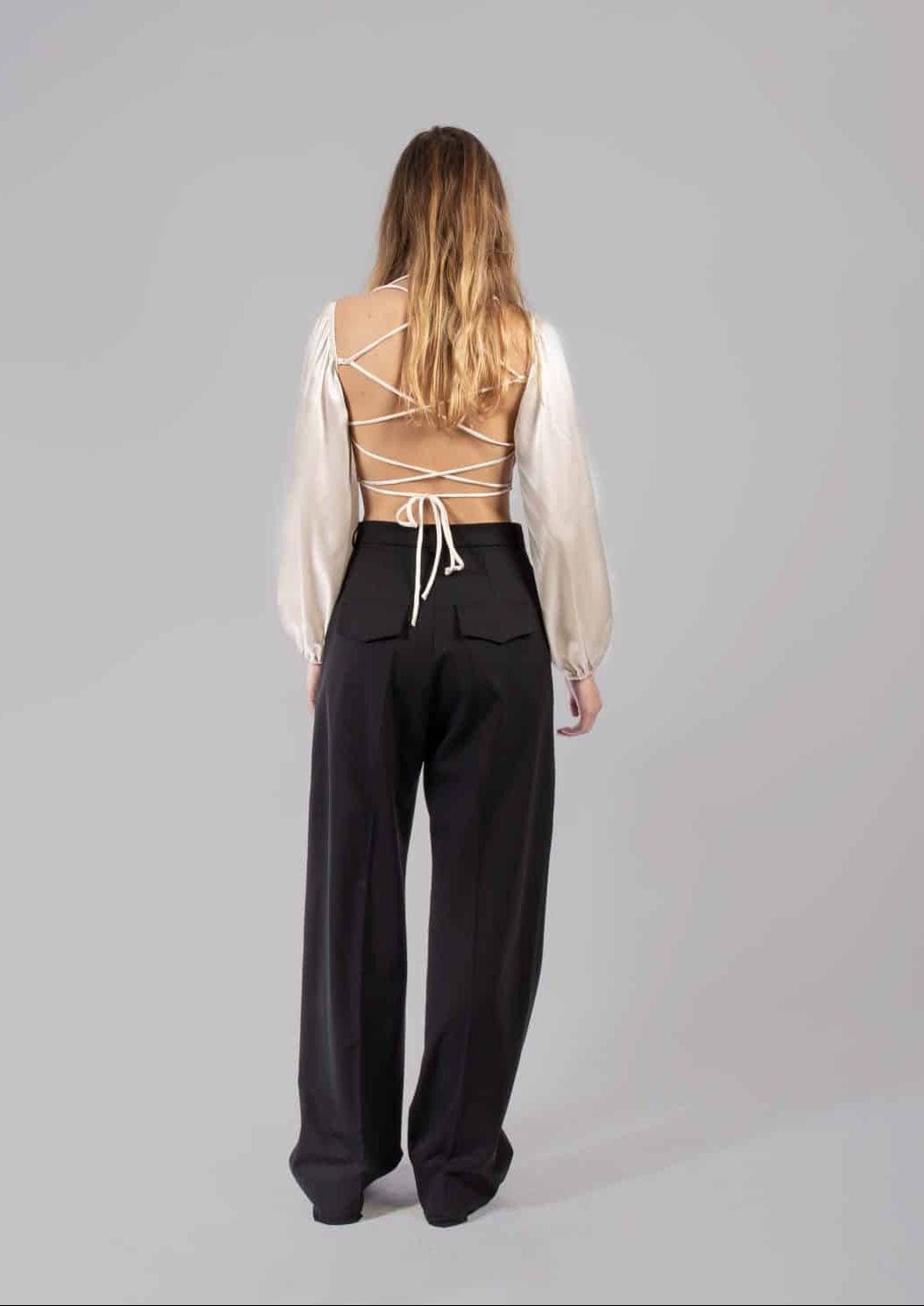Col·lecció Suldaze Pantalons i pantalons curts Isabel pantalons marró moda sostenible moda ètica